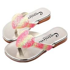 Lulushu 女童 PT Sistar 愛心夾腳拖 BY189