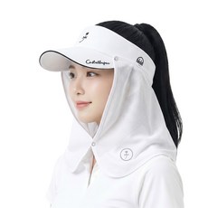 까스텔바작 골프 선쉐이드 햇빛 가리개 BMCW-GM903, 화이트, 1개