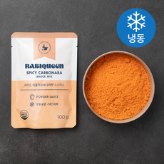 라비퀸 매콤 까르보나라맛 떡볶이 소스믹스 (냉동), 100g, 5개