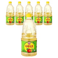 오뚜기 사과식초, 1.5L, 6개