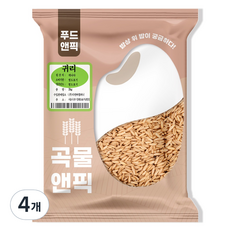 푸드앤픽 곡물앤픽 귀리, 2kg, 4개