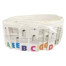 Topia 簡易鋼琴音階條, 1個, 88鍵 彩色