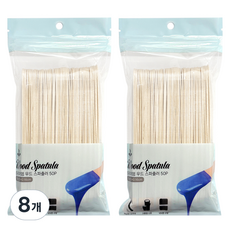 CAMEL 夾鏈袋 優質熱蠟除毛木製刮棒 大 50入, 8個