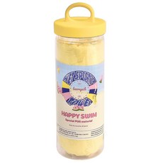 Boorepick 高級濕式運動游泳毛巾 85 x 33 cm, 1個, 3 黃色