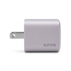 Kinyo 氮化鎵雙孔充電器 35W PDCB-135, 紫色, 1個