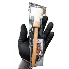 REDECKER 木柄桌用刷 豬鬃 筆型刷 長約21cm, 1支, 木色 + 白色