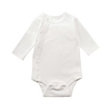 Mom's Care 嬰兒簡約全按扣長袖連身衣 G002BCBA0