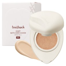 troistouch 愛心霧面氣墊 迷你版 5g, 1個, 21 Beige
