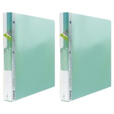 粉彩4孔夾 粉綠, 2入