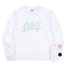 오닐 여성용 도마 레터링 맨투맨 OWTRM7107