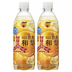 Asahi 朝日 豐潤和梨 梨子風味碳酸飲, 500ml, 2瓶