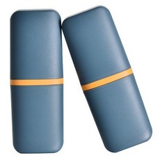 玫瑰芒果攜帶式牙刷盒牙刷盒 海軍藍 ROSE7723 50g, 2個, 400ml