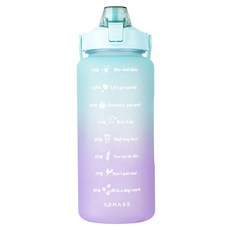 Ashare 漸層隨行杯, 綠色, 2L, 1個