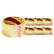 3M Scotch 透明膠帶, 黏性佳不易斷裂, 品質保證, 環保設計, 3036-6B, 12捲