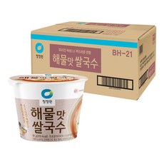 청정원 해물맛 쌀국수, 92g, 12개