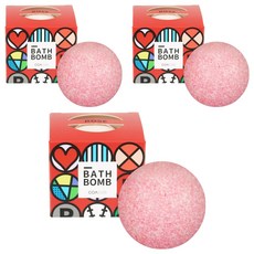 COACOS 泡泡沐浴球 DEEP KISS玫瑰香, 140g, 3個