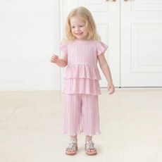 몰리멜리 차차 플리츠 시원 상하의 세트