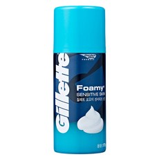 질레트 포오미 센서티브 스킨 쉐이빙 폼, 175g, 1개