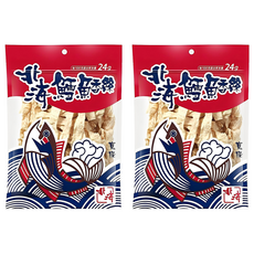 北海 鱈魚香絲 寬條, 80g, 2包