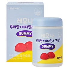 葉黃素+維他命A軟糖, 60顆, 1罐