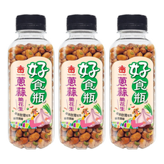 義美 好食瓶 蔥蒜脆花生, 230g, 3瓶