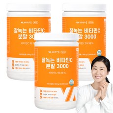 비타민마을 와이즈 잘녹는 비타민C 분말 3000, 500g, 3개