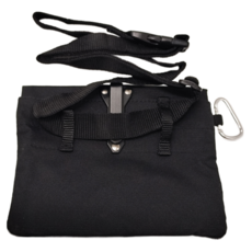 PetSafe 普立爾 運動風彈片訓練零食袋 防水耐髒易清洗, 黑色, 1個