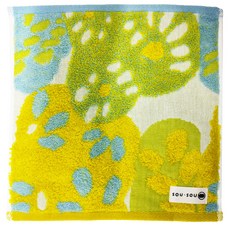 SOU SOU 日本丸真 純棉小方巾, W25xL25xH0.5公分, 日本製造, 花語, 1條