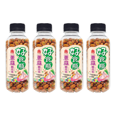 義美 好食瓶 蔥蒜脆花生, 230g, 4瓶