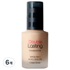 에뛰드 더블래스팅 리퀴드 파운데이션 30g, 6개, 샌드