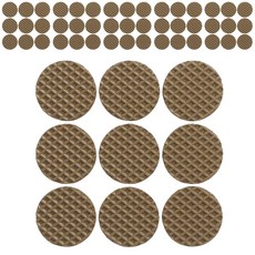 Allday Lab 圓形防滑防噪音EVA保護貼, 54個, 棕色(中)