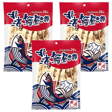 北海 鱈魚香絲 寬條, 80g, 3包