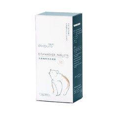 deepure 淨森林 洗碗機專用環保洗碗錠 60入, 1盒, 10g