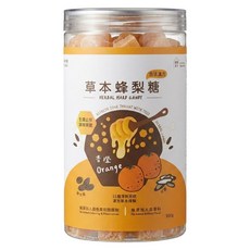 Love Nature Simple Life 依琦匠子 草本蜂梨糖 香橙口味, 500g, 1罐