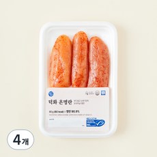 덕화명란 온명란, 80g, 4개