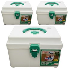 方形急救藥品收納盒 隨機出貨, 3個