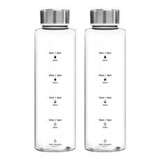 Nature Living 每日水分Tritan簡約水瓶, 單一顏色, 1L, 2個