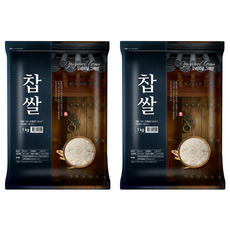 오리지널그레인 찹쌀, 1kg, 2개