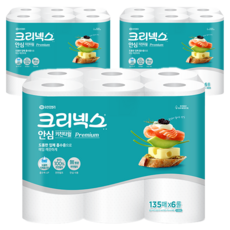 크리넥스 안심 키친타월, 135매, 18개