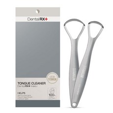 Dental RX 鈦金屬舌苔清潔器 2入, 1ml, 1個, 17g