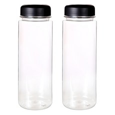 MAKA EVERY ONE KITCHEN 透明 Tritan 隨行瓶, 黑色, 500ml, 2個