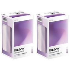 EYL'S 艾爾絲 成人平面醫用口罩, 藍莓蛋糕, 50片, 2盒