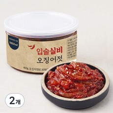 입술 실비 오징어젓, 400g, 2개