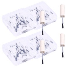 蕉蕉購物 一次性美甲專用甲油刷頭附手柄 柔軟刷毛 均勻上色 美甲工具, 200支