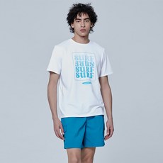 LAZYBEE 男士涼感漸層水上短袖+短褲套裝