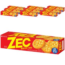 LOTTE 樂天 ZEC餅乾 原味, 100g, 10盒