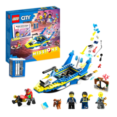 LEGO 樂高 城市系列 60355 6歲以上, 水上警察偵察任務 Water Police Detective Missions, 1盒