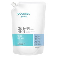 궁중비책 젖병 앤 식기세정제 캡리필형, 1개, 400ml