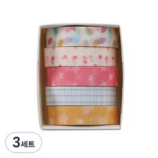 KOKA 手帳裝飾紙膠帶 5入, 3套, 05