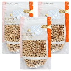 源穀食代 雪蓮子 鷹嘴豆 非基因改造 無農藥 無防腐劑 無添加, 500g, 3包